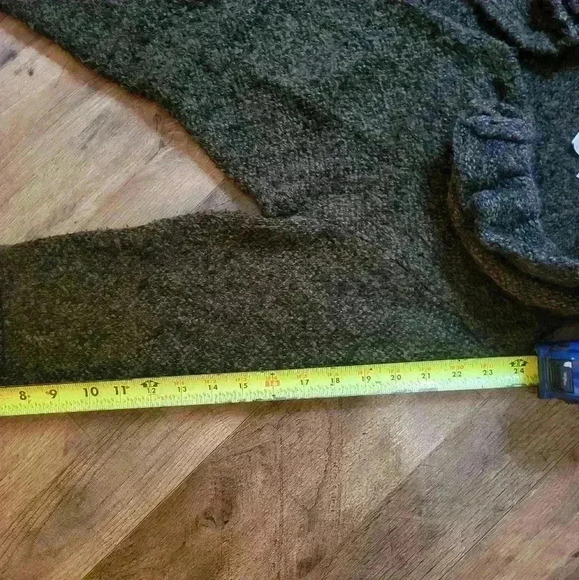 Curio Green Wool Blend Cardigan Sweater Size M - Picture 6 of 6